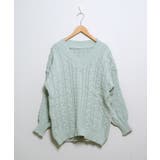 冬新作 Vネック ケーブル編みニット | LOVERS | 詳細画像24