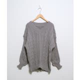 冬新作 Vネック ケーブル編みニット | LOVERS | 詳細画像25