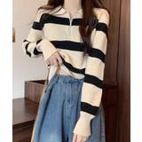 冬新作 ハーフジップ ボーダー | LOVERS | 詳細画像8 