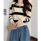 冬新作 ハーフジップ ボーダー | LOVERS | 詳細画像10 