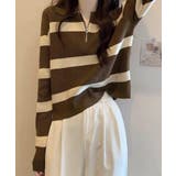 冬新作 ハーフジップ ボーダー | LOVERS | 詳細画像19 