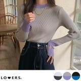 冬新作 フィンガーホール 配色 | LOVERS | 詳細画像1