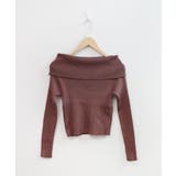 冬新作 オフショルダー リブニットトップス | LOVERS | 詳細画像15