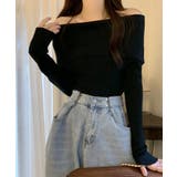 冬新作 オフショルダー リブニットトップス | LOVERS | 詳細画像11