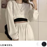 冬新作 ショート丈 スウェット | LOVERS | 詳細画像1 