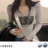 春新作 フォトプリント スリットネック | LOVERS | 詳細画像1