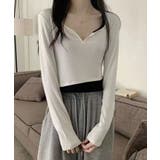 冬新作 ショート丈 レイヤード風 | LOVERS | 詳細画像10 