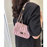 ピンク | 春新作 ボールチェーン キルティング | LOVERS