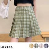 春新作 チェック柄 ハイウエスト | LOVERS | 詳細画像1