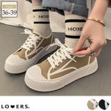 冬新作 厚底 キャンバス | LOVERS | 詳細画像1