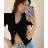 冬新作 フリルリブニット クロップド丈 | LOVERS | 詳細画像9