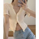 冬新作 フリルリブニット クロップド丈 | LOVERS | 詳細画像11