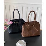 冬新作 ベルトデザイン PUレザートートバッグ | LOVERS | 詳細画像4 