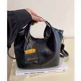 ブラック | 冬新作 ミニバッグチャーム付き PUレザー | LOVERS