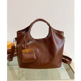 ダークブラウン | 冬新作 ミニバッグチャーム付き PUレザー | LOVERS