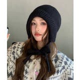 春新作 紐付き フードニットキャップ韓国カジュアル | LOVERS | 詳細画像2