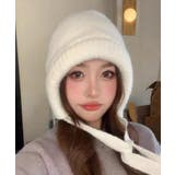 春新作 紐付き フードニットキャップ韓国カジュアル | LOVERS | 詳細画像5
