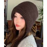 春新作 紐付き フードニットキャップ韓国カジュアル | LOVERS | 詳細画像7