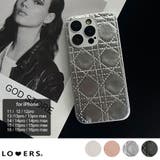 春新作 iPhoneケース ダイヤキルティング風 | LOVERS | 詳細画像1