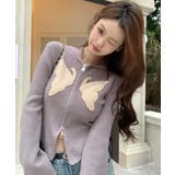 グレー | 冬新作 バタフライパッチ ダブルジップ | LOVERS