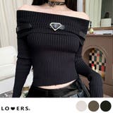 冬新作 ベルト付き オフショルダー | LOVERS | 詳細画像1 