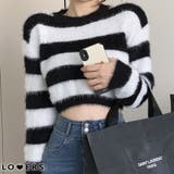 冬新作 ショート丈 ボーダー | LOVERS | 詳細画像1 