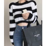 冬新作 ショート丈 ボーダー | LOVERS | 詳細画像2 