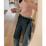 冬新作 リボン柄レース レイヤードラップスカート | LOVERS | 詳細画像11 