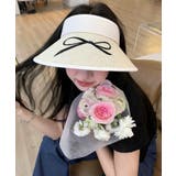 冬新作 リボン刺繍 ストローハット | LOVERS | 詳細画像5 