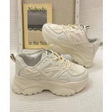 ホワイト | 冬新作 ボリュームソール ダッドスニーカー | LOVERS