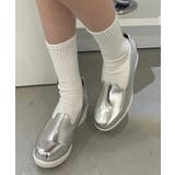 シルバー | 冬新作 日本製ウェッジソールパンプス日本製 厚底 | LOVERS