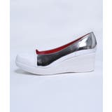 冬新作 日本製ウェッジソールバイカラーパンプス日本製 厚底 | LOVERS | 詳細画像16 