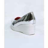 冬新作 日本製ウェッジソールバイカラーパンプス日本製 厚底 | LOVERS | 詳細画像17 