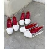 冬新作 日本製ウェッジソールバイカラーパンプス日本製 厚底 | LOVERS | 詳細画像5 