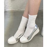 シルバー | 冬新作 日本製ウェッジソールバイカラーパンプス日本製 厚底 | LOVERS