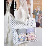 冬新作 ドット柄 クリアポケット付き | LOVERS | 詳細画像5 