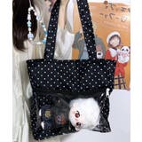 冬新作 ドット柄 クリアポケット付き | LOVERS | 詳細画像6 