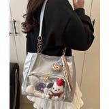 冬新作 チェーンハンドル クリアポケット付き | LOVERS | 詳細画像7 