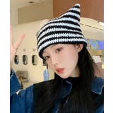 冬新作 猫耳 ボーダー | LOVERS | 詳細画像3 