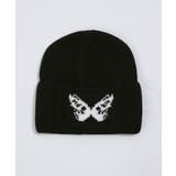 冬新作 バタフライモチーフ ビーニーニット帽 | LOVERS | 詳細画像7 
