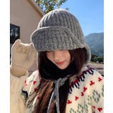 冬新作 ストラップ付き フライトニットキャップ雪遊び | LOVERS | 詳細画像4 