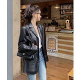 冬新作 PUレザー テーラードジャケット海外コーデ | LOVERS | 詳細画像5 