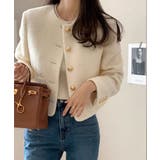 ホワイト | 冬新作 ブークレ ショート丈 | LOVERS