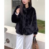 冬新作 スタンドカラー フェイクファーブルゾン海外コーデ | LOVERS | 詳細画像3 