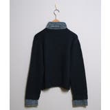 冬新作 デニムドッキング ニットカーディガントップス | LOVERS | 詳細画像15