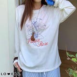 冬新作 フラワープリント シアーオーバートップス | LOVERS | 詳細画像1 
