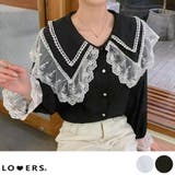 冬新作 ビックレースカラー フリル袖 | LOVERS | 詳細画像1 