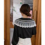 冬新作 ビックレースカラー フリル袖 | LOVERS | 詳細画像9 