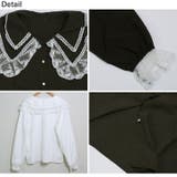 冬新作 ビックレースカラー フリル袖 | LOVERS | 詳細画像18 