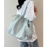 冬新作 ミニポーチ付き 巾着ナイロントートバッグA4サイズ | LOVERS | 詳細画像18 